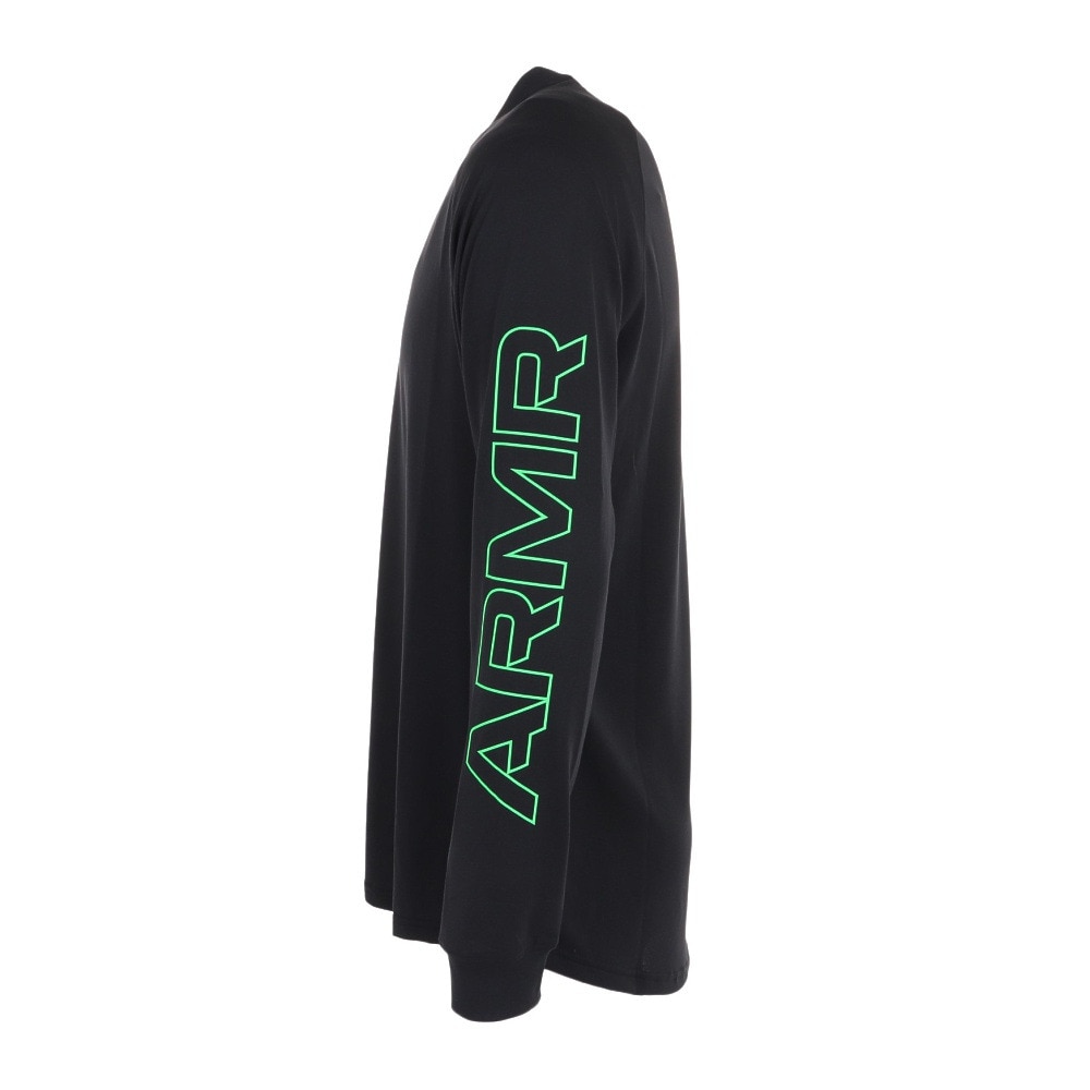 アンダーアーマー（UNDER ARMOUR）（メンズ）バスケットボールウェア テック グラフィック ロングスリーブTシャツ 1381373 002 速乾