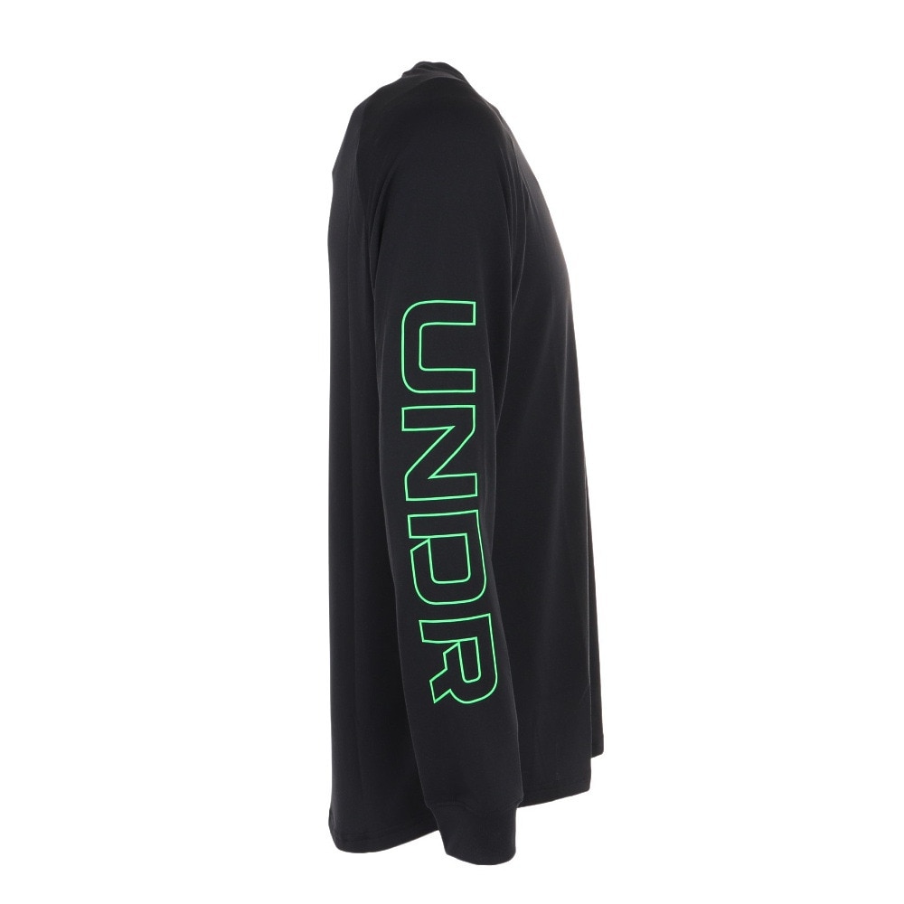 アンダーアーマー（UNDER ARMOUR）（メンズ）バスケットボールウェア テック グラフィック ロングスリーブTシャツ 1381373 002 速乾