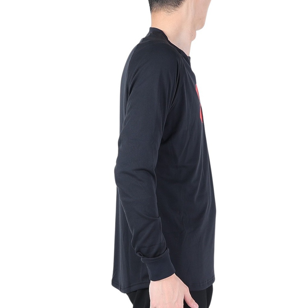 アンダーアーマー（UNDER ARMOUR）（メンズ）バスケットボールウェア テック ビッグロゴ ロングスリーブTシャツ 1381374 001