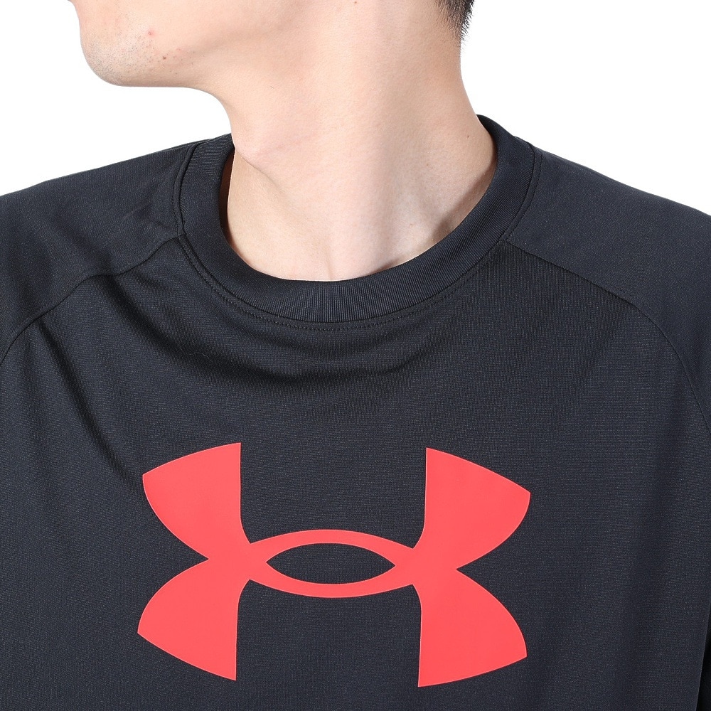 アンダーアーマー（UNDER ARMOUR）（メンズ）バスケットボールウェア テック ビッグロゴ ロングスリーブTシャツ 1381374 001