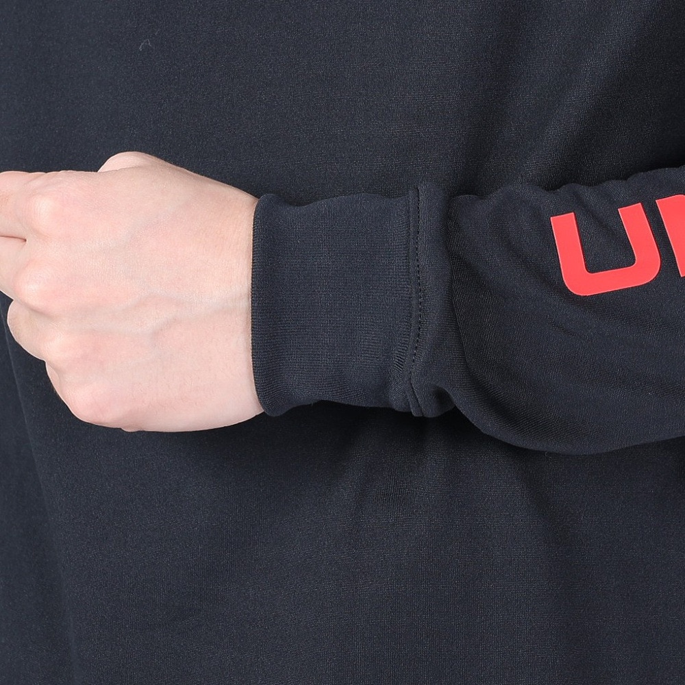 アンダーアーマー（UNDER ARMOUR）（メンズ）バスケットボールウェア テック ビッグロゴ ロングスリーブTシャツ 1381374 001