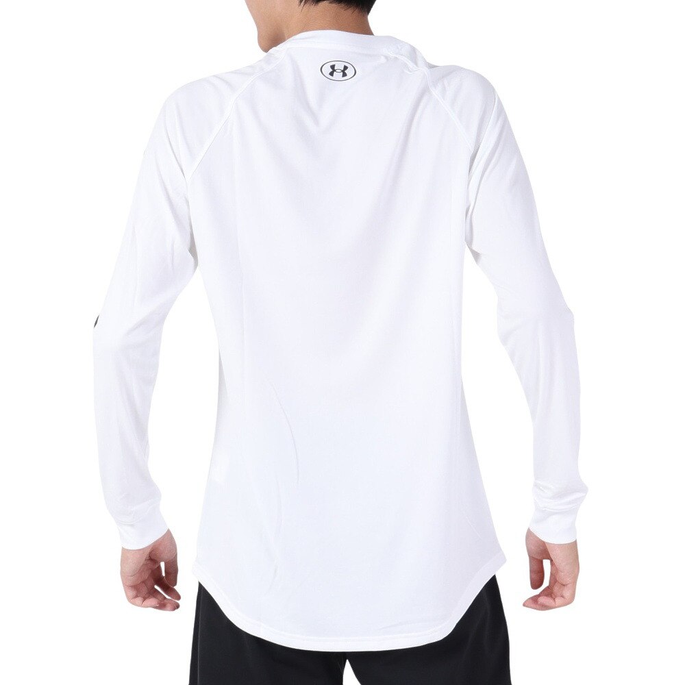 アンダーアーマー（UNDER ARMOUR）（メンズ）バスケットボールウェア テック ビッグロゴ ロングスリーブTシャツ 1381374 100