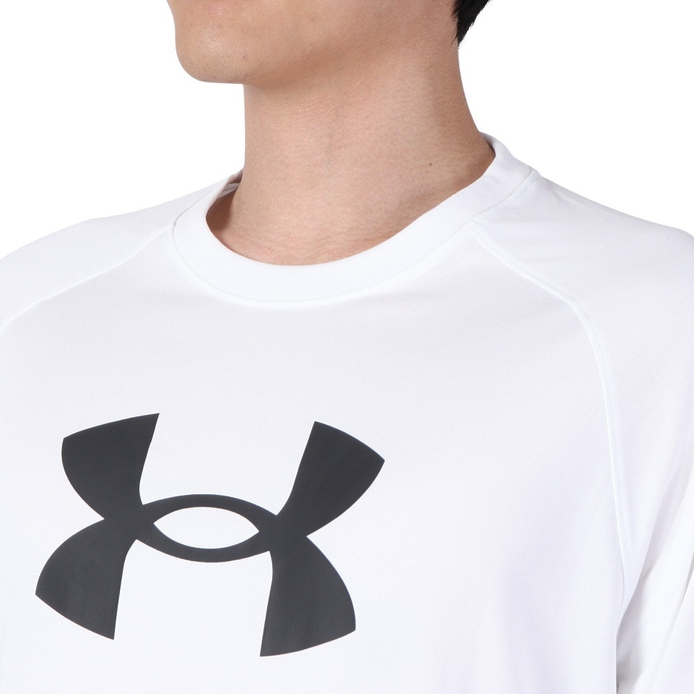 アンダーアーマー（UNDER ARMOUR）（メンズ）バスケットボールウェア テック ビッグロゴ ロングスリーブTシャツ 1381374 100