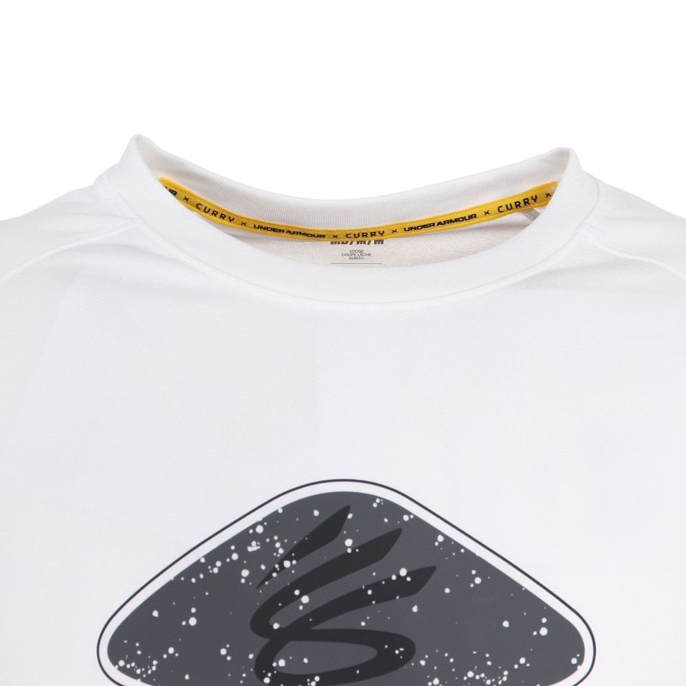 アンダーアーマー（UNDER ARMOUR）（メンズ）バスケットボールウェア カリー テック グラフィック ロングスリーブTシャツ 1381787 100 速乾