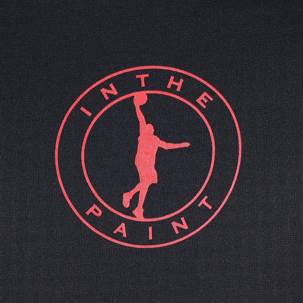 インザペイント（IN THE PAINT）（メンズ、レディース）バスケットボールウェア 長袖Tシャツ ITP23435BLK/RED