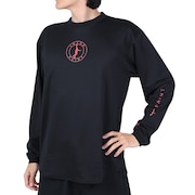 インザペイント（IN THE PAINT）（メンズ、レディース）バスケットボールウェア 長袖Tシャツ ITP23435BLK/RED