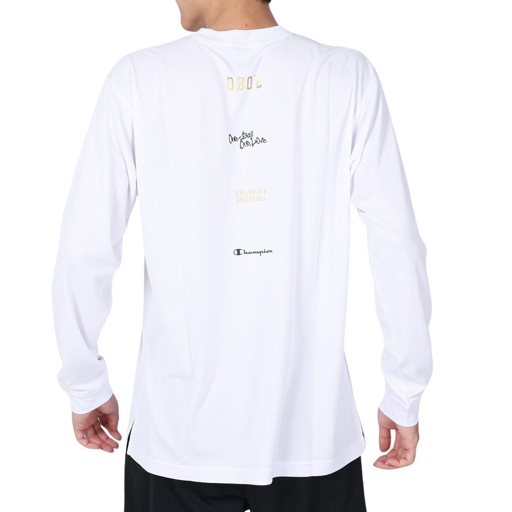 チャンピオン（CHAMPION）（メンズ）バスケットボールウェア ロングスリーブTシャツ C3-YB416 010