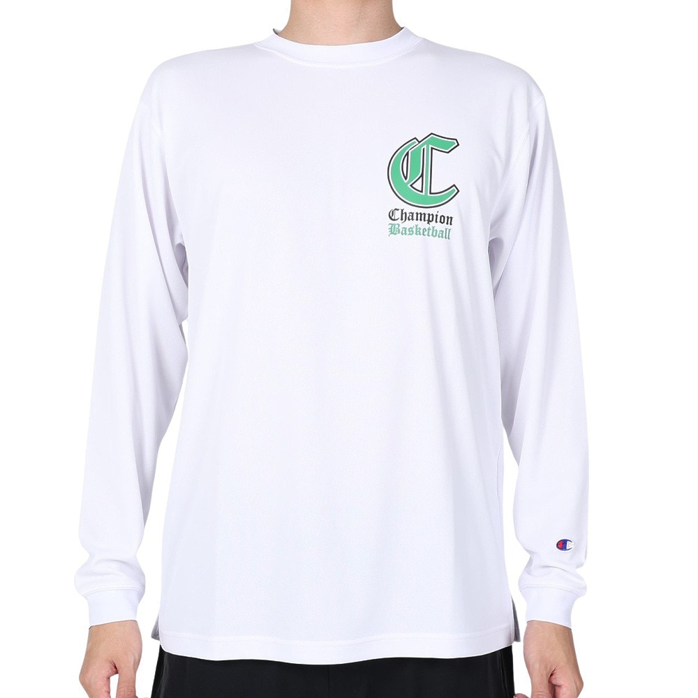 チャンピオン（CHAMPION）（メンズ）バスケットボールウェア ロングスリーブTシャツ C3-YB417 010