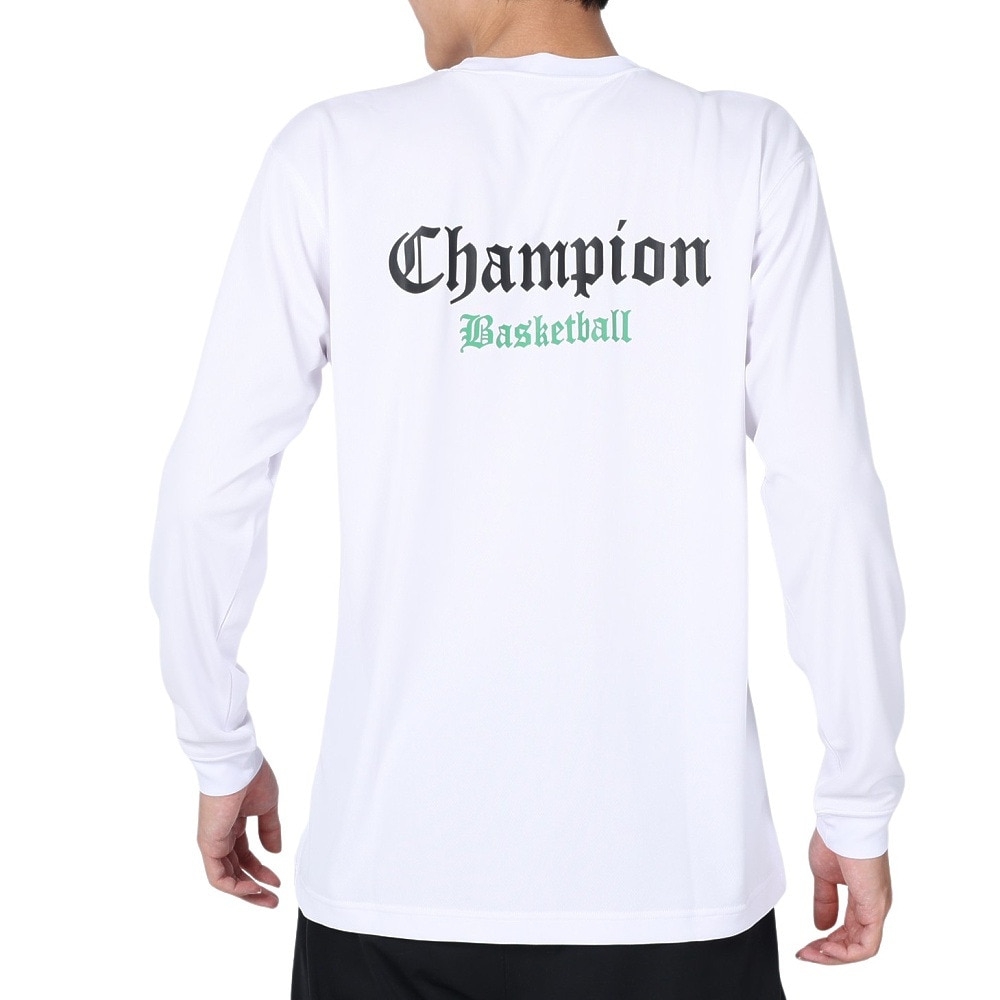 チャンピオン（CHAMPION）（メンズ）バスケットボールウェア ロングスリーブTシャツ C3-YB417 010