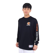 チャンピオン(CHAMPION)(メンズ)バスケットボールウェア ロングスリーブTシャツ C3-YB455 090