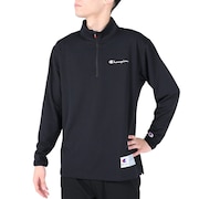 チャンピオン(CHAMPION)(メンズ)バスケットボールウェア ハーフジップロングスリーブシャツ C3-YB456 090