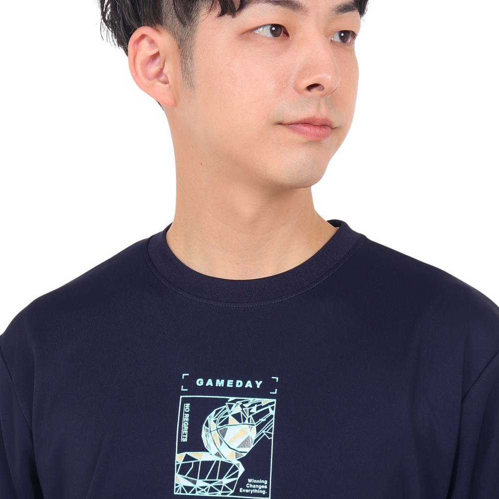 コンバース（CONVERSE）（メンズ）バスケットボールウェア プリント長袖シャツ CB232366L-2900