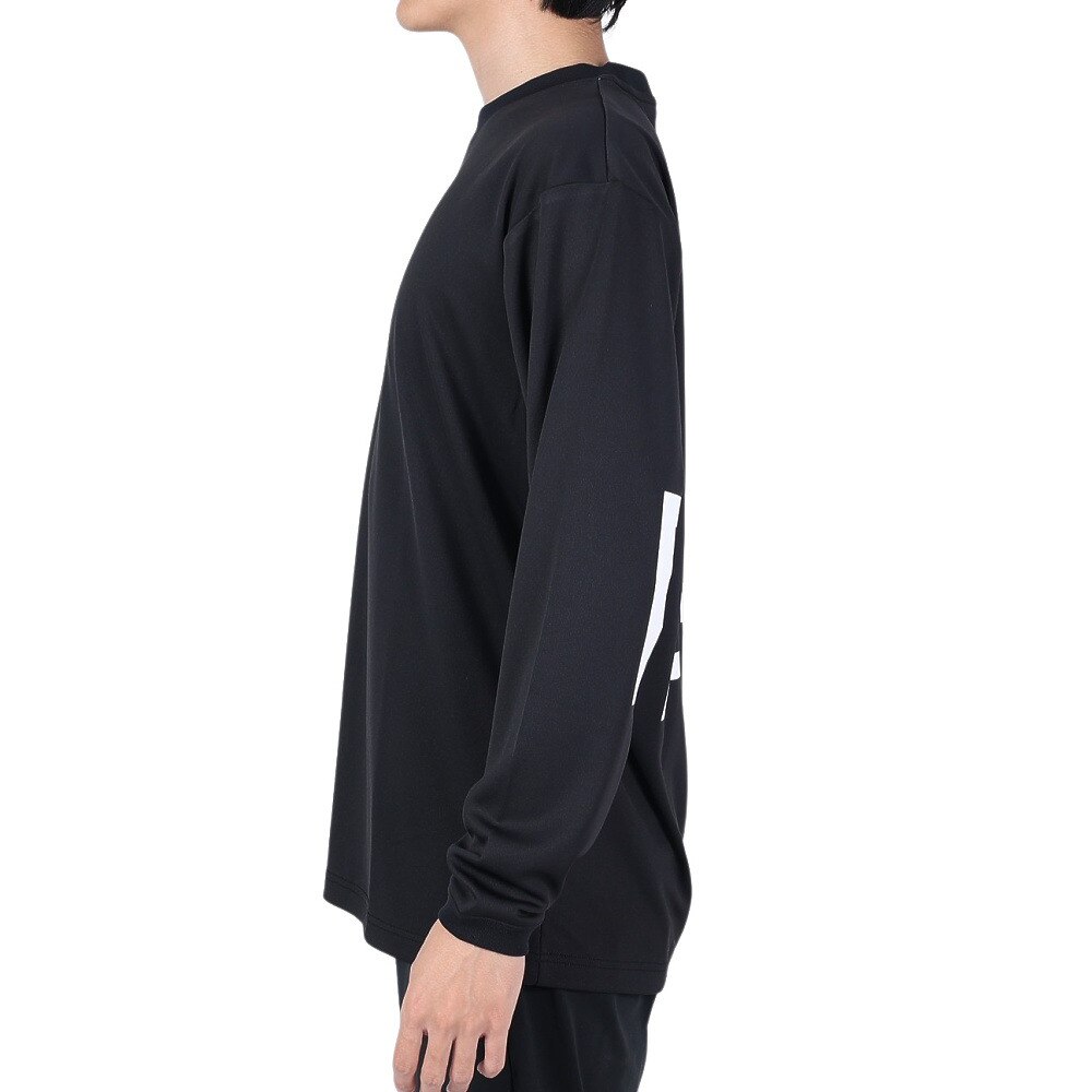 インザペイント（IN THE PAINT）（メンズ、レディース）バスケットボールウェア 長袖Tシャツ ITP23408BLK/WHT