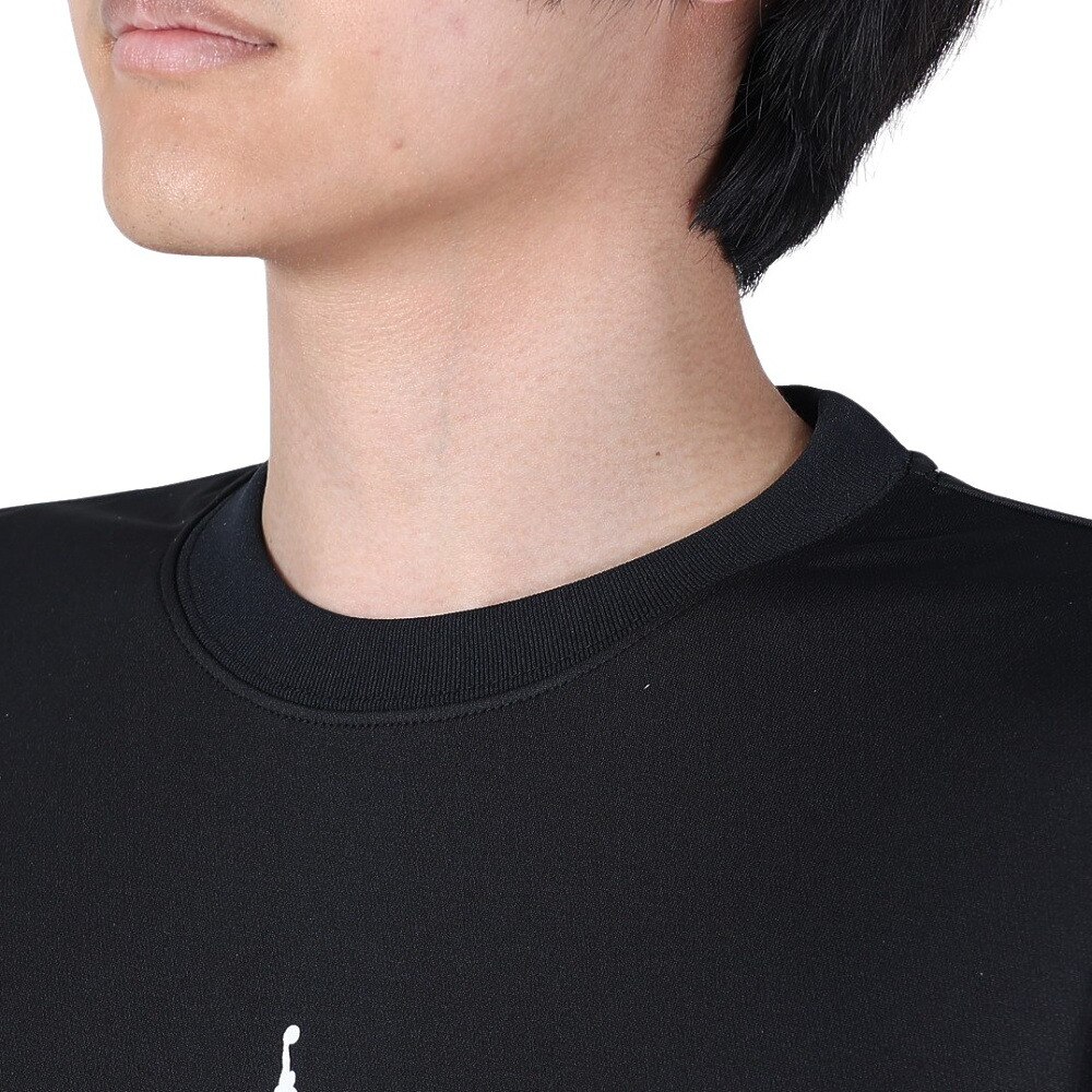 インザペイント（IN THE PAINT）（メンズ、レディース）バスケットボールウェア 長袖Tシャツ ITP23419BLK
