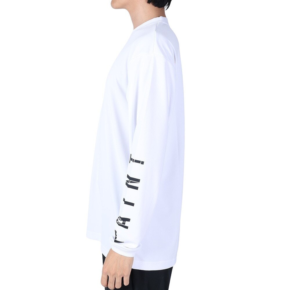 インザペイント（IN THE PAINT）（メンズ、レディース）バスケットボールウェア 長袖Tシャツ ITP23419WHT