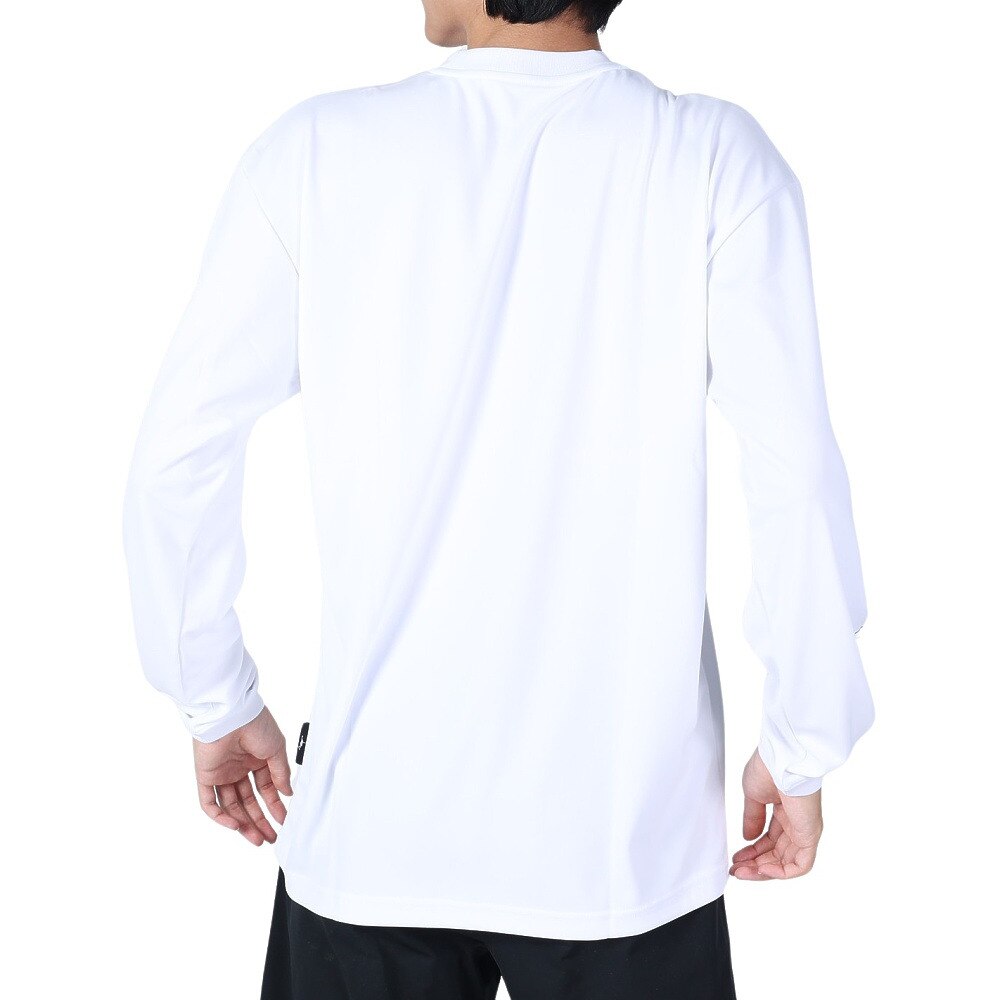 インザペイント（IN THE PAINT）（メンズ、レディース）バスケットボールウェア 長袖Tシャツ ITP23419WHT