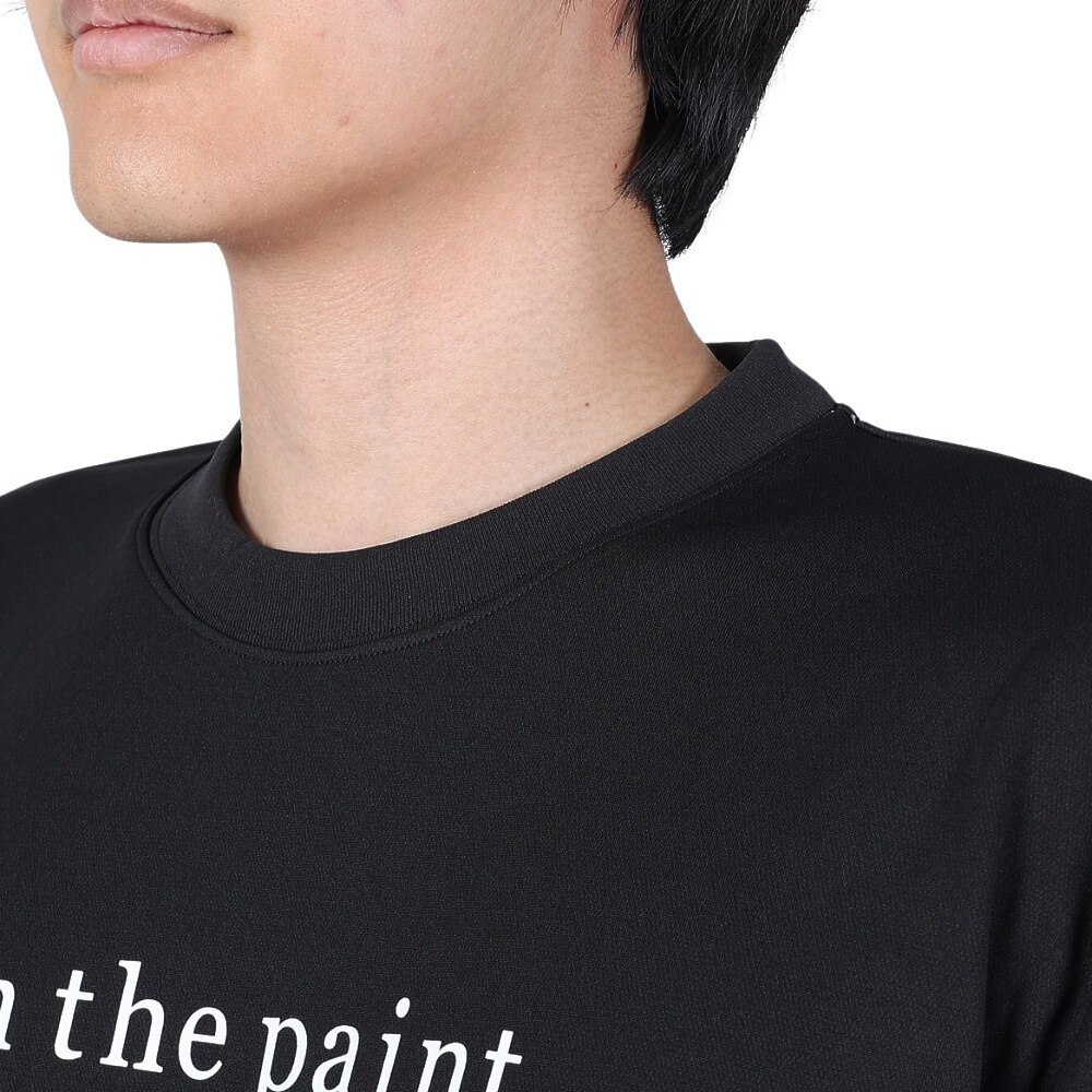 インザペイント（IN THE PAINT）（メンズ、レディース）バスケットボールウェア 長袖Tシャツ ITP23422BLK