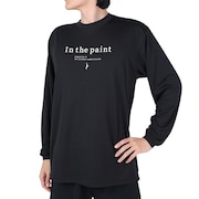 インザペイント（IN THE PAINT）（メンズ、レディース）バスケットボールウェア 長袖Tシャツ ITP23422BLK