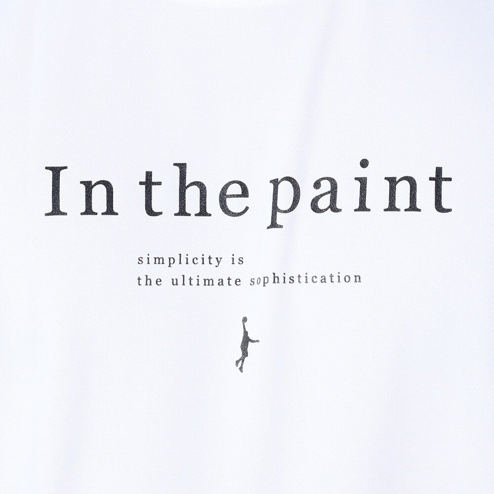 インザペイント（IN THE PAINT）（メンズ、レディース）バスケットボールウェア 長袖Tシャツ ITP23422WHT