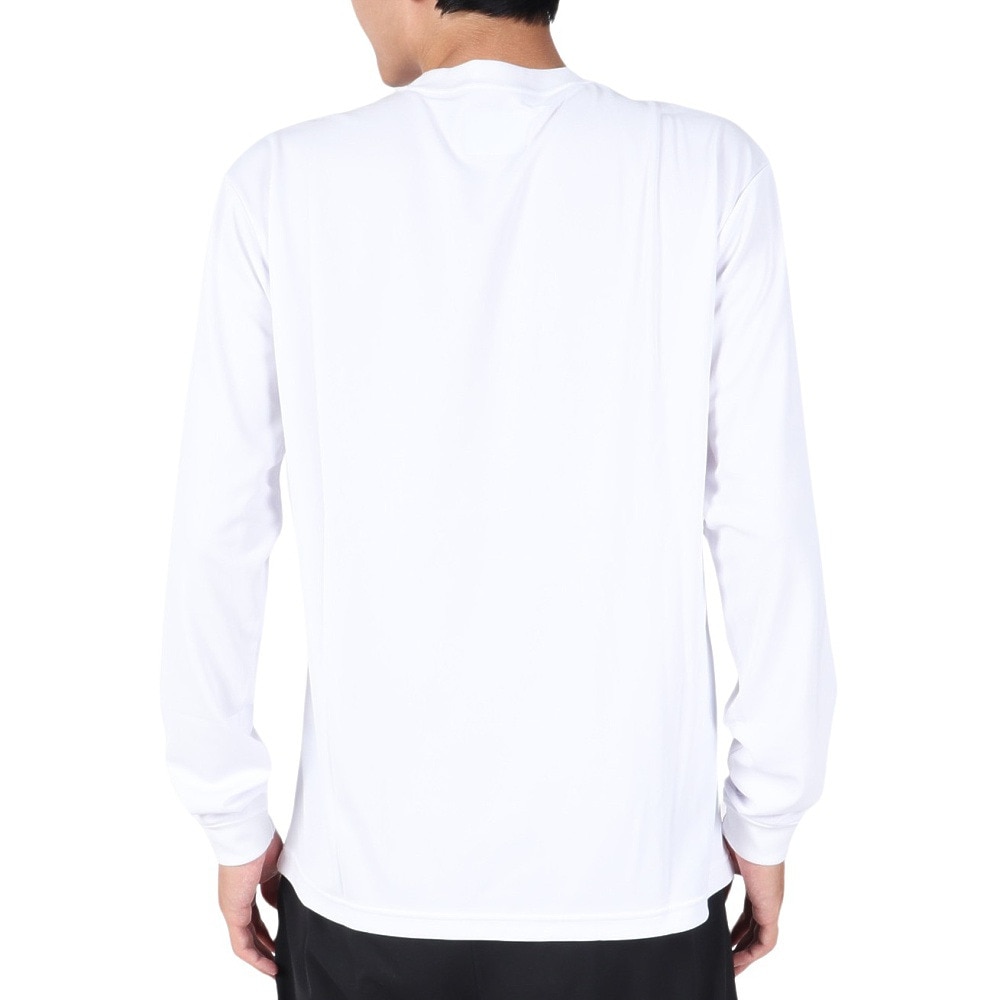 スポルディング（SPALDING）（メンズ）バスケットボールウェア ロングスリーブTシャツ バタフライ プレイド SMT23107 速乾 UVカット