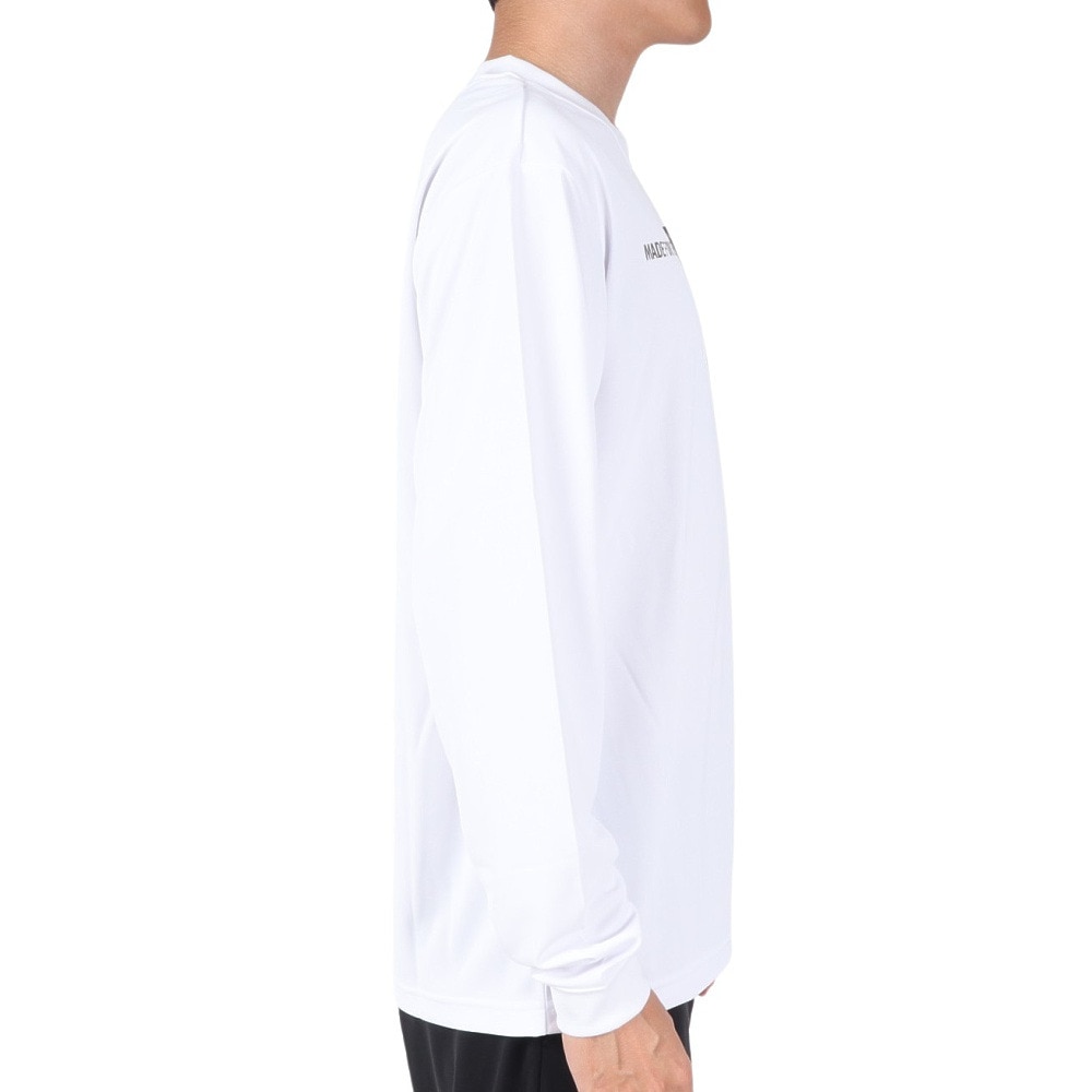 スポルディング（SPALDING）（メンズ）バスケットボールウェア ロングスリーブTシャツ バタフライ プレイド SMT23107 速乾 UVカット