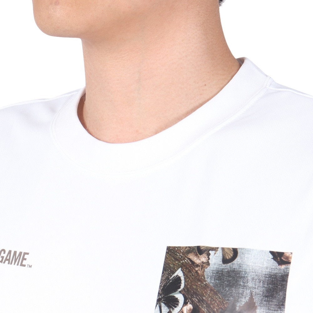 スポルディング（SPALDING）（メンズ）バスケットボールウェア ロングスリーブTシャツ バタフライ プレイド SMT23107 速乾 UVカット