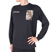 (メンズ)バスケットボールウェア ロングスリーブTシャツ バタフライ プレイド SMT23107