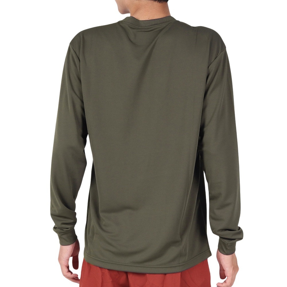 スポルディング（SPALDING）（メンズ、レディース）バスケットボールウェア ロングスリーブTシャツ バタフライ プレイド SMT23107OK 速乾 UVカット
