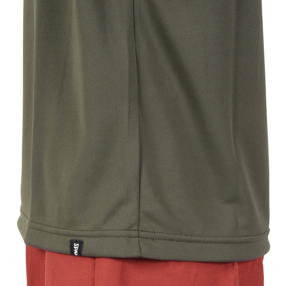 スポルディング（SPALDING）（メンズ、レディース）バスケットボールウェア ロングスリーブTシャツ バタフライ プレイド SMT23107OK 速乾 UVカット