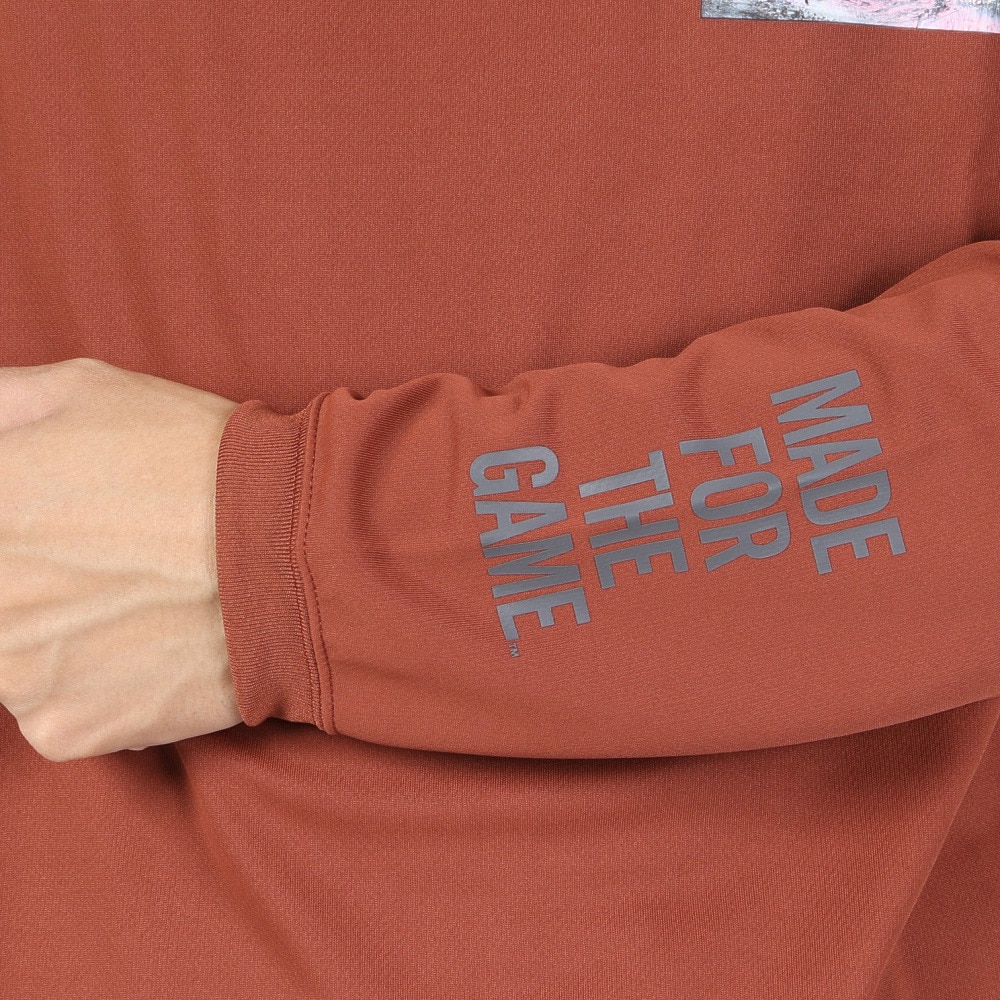 スポルディング（SPALDING）（メンズ、レディース）バスケットボールウェア 長袖Tシャツ ウォールペイント SMT23115FIG 速乾 UVカット