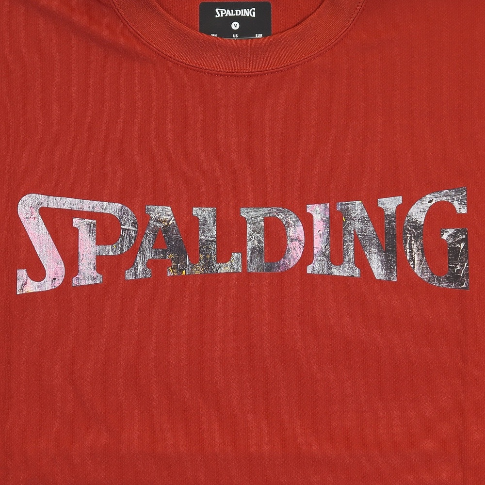 スポルディング（SPALDING）（メンズ）バスケットボールウェア 長袖Tシャツ ウォールペイント SMT23211 速乾 UVカット