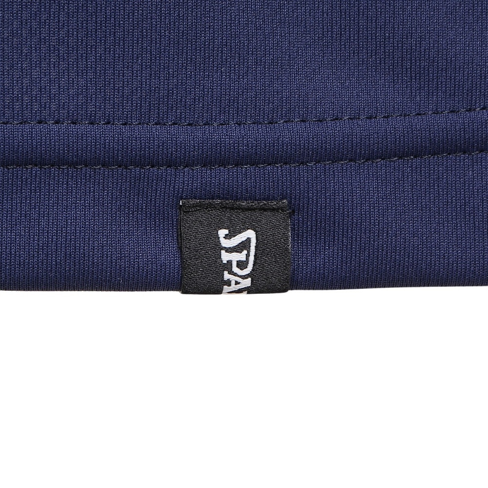 スポルディング（SPALDING）（メンズ）バスケットボールウェア 長袖Tシャツ ボールプリントNV SMT23212NV 速乾 UVカット