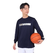 コンバース（CONVERSE）（メンズ）バスケットボールウェア プリント長袖シャツ CB232361L-2900