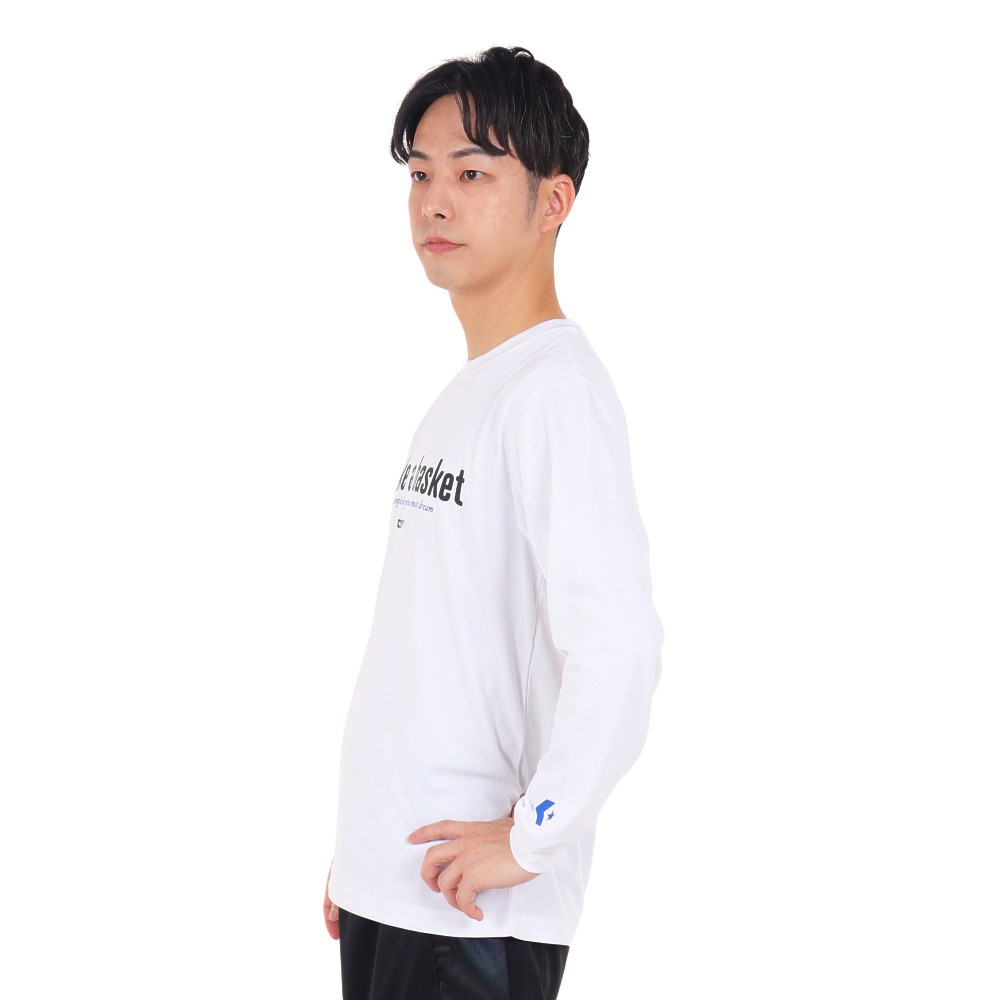 コンバース（CONVERSE）（メンズ）バスケットボールウェア プリント長袖シャツ CB232368L-1100