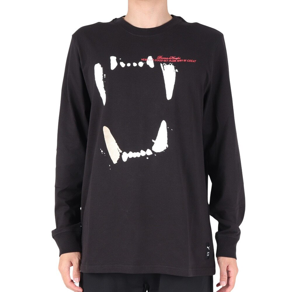 プーマ（PUMA）（メンズ）バスケットボールウェア FRANCHISE グラフィック 長袖Tシャツ 62203001
