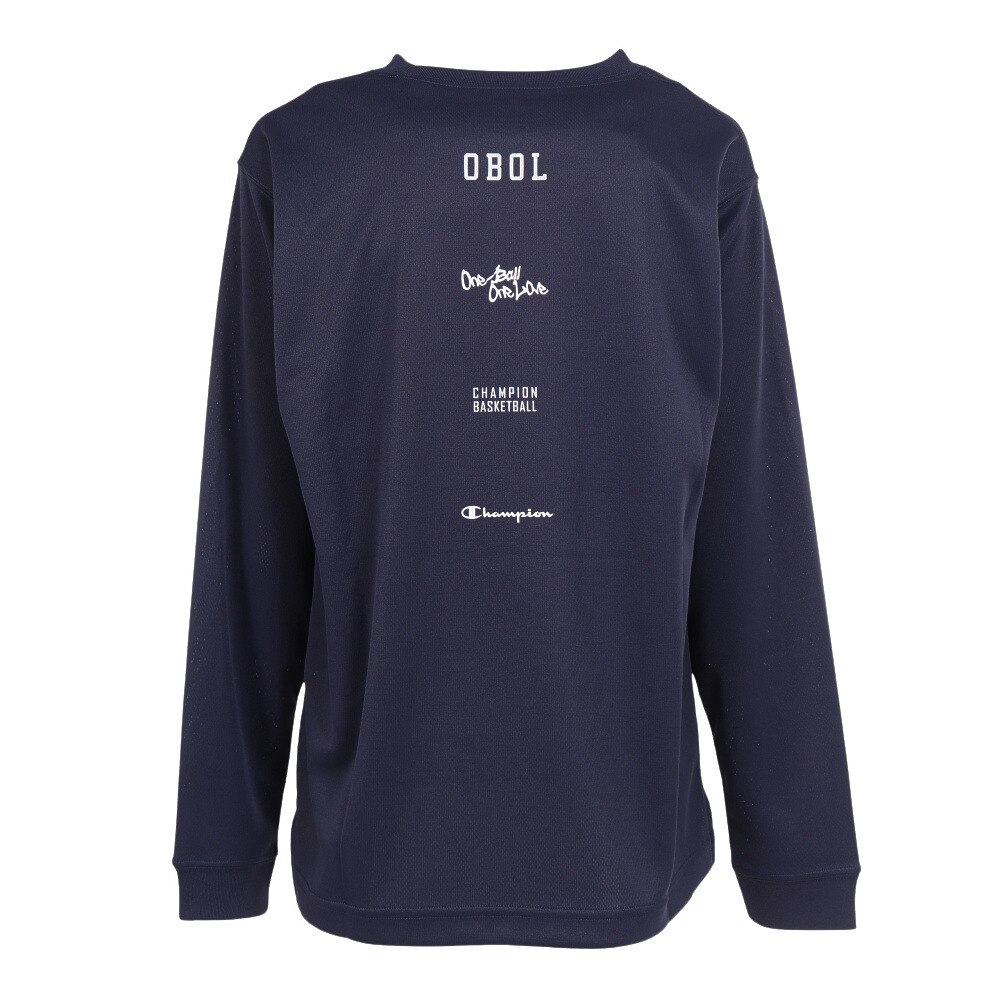 チャンピオン（CHAMPION）（キッズ）バスケットボールウェア ミニ ロングスリーブTシャツ CK-YB415 370