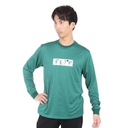 (メンズ、レディース)バスケットボールウェア SPLASH ボックスロゴ 長袖Tシャツ SPORTS 223-013005 GR 速乾