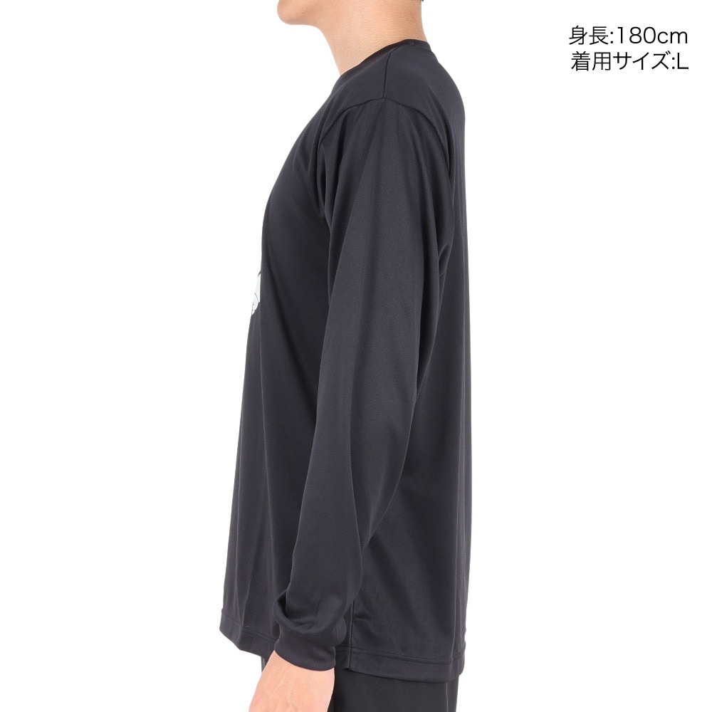 エックスティーエス（XTS）（メンズ）バスケットボールウェア ドライプラス 長袖Tシャツ 751TS3ES0024BLK