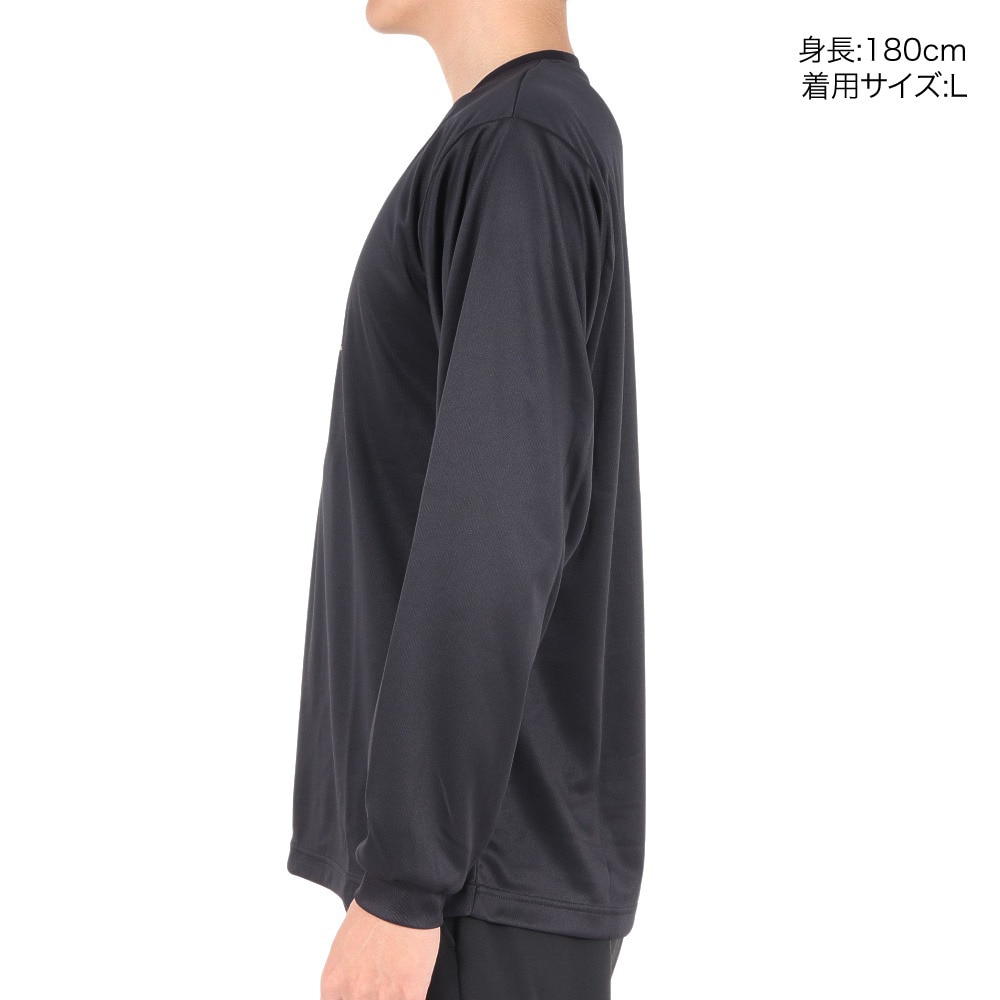エックスティーエス（XTS）（メンズ）バスケットボールウェア ドライプラス 長袖Tシャツ 751TS3ES0025BLK