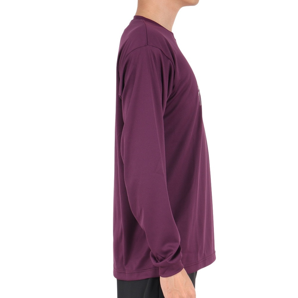 エックスティーエス（XTS）（メンズ）バスケットボールウェア ドライプラス 長袖Tシャツ 751TS3ES0026PUL 速乾