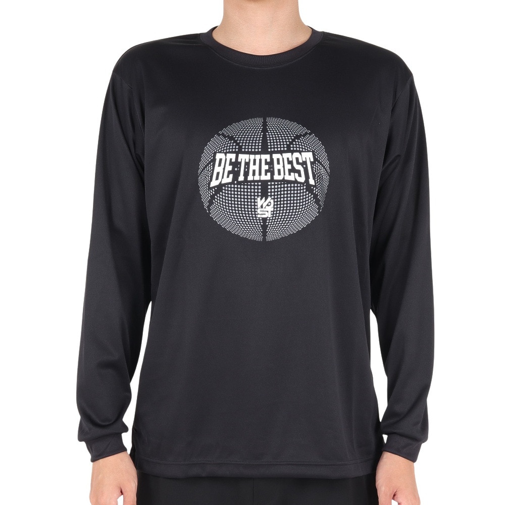 エックスティーエス（XTS）（メンズ）バスケットボールウェア ドライプラス 長袖Tシャツ 751TS3ES0027BLK 速乾