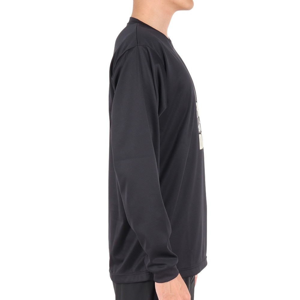 エックスティーエス（XTS）（メンズ）バスケットボールウェア ドライプラス 長袖Tシャツ 751TS3ES0029BLK 速乾