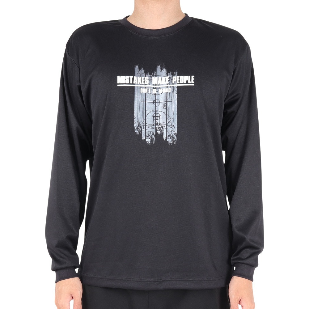 エックスティーエス（XTS）（メンズ）バスケットボールウェア ドライプラス 長袖Tシャツ 751TS3ES0030BLK