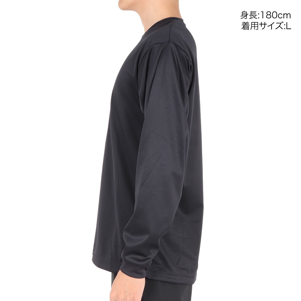エックスティーエス（XTS）（メンズ）バスケットボールウェア ドライプラス 長袖Tシャツ 751TS3ES0030BLK