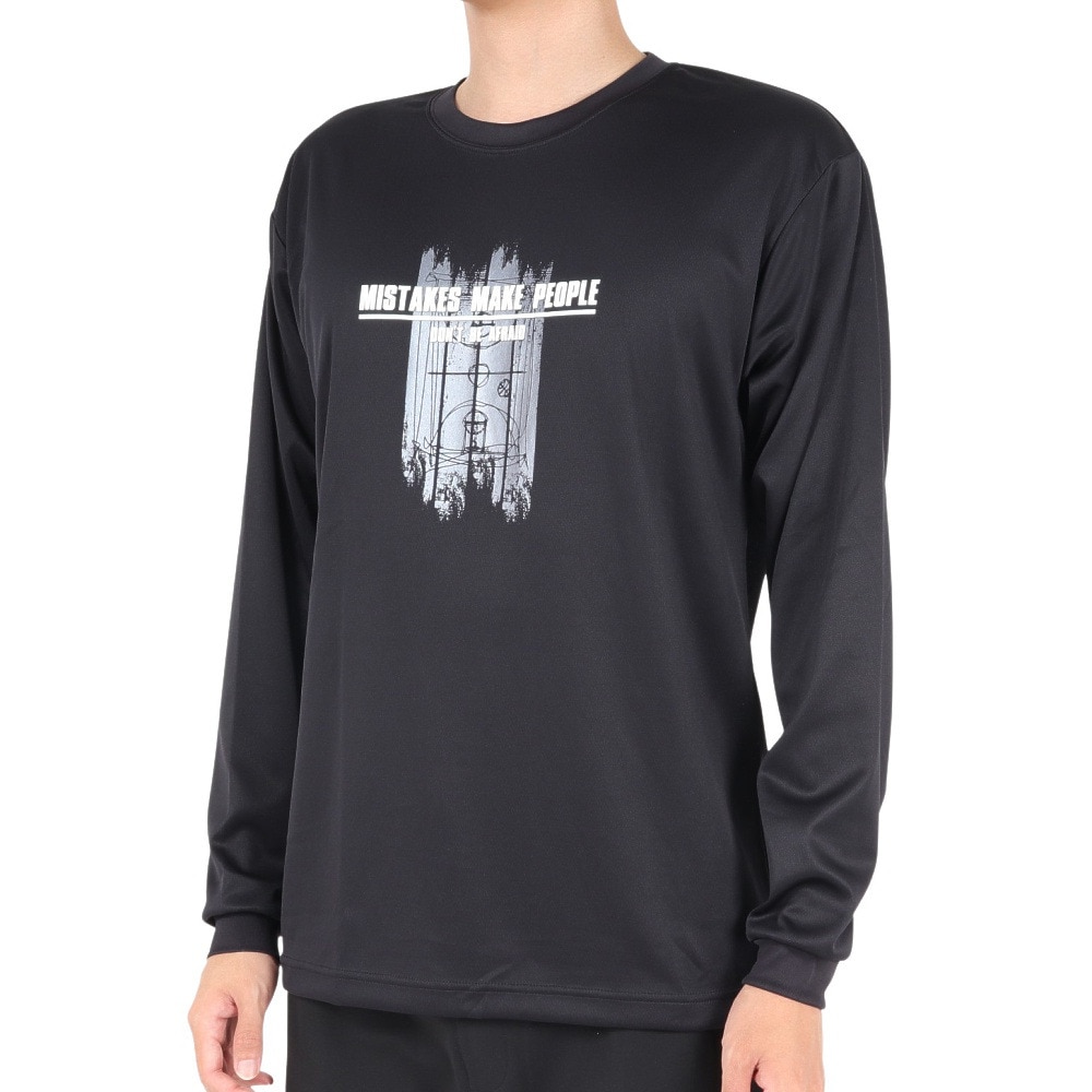 エックスティーエス（XTS）（メンズ）バスケットボールウェア ドライプラス 長袖Tシャツ 751TS3ES0030BLK