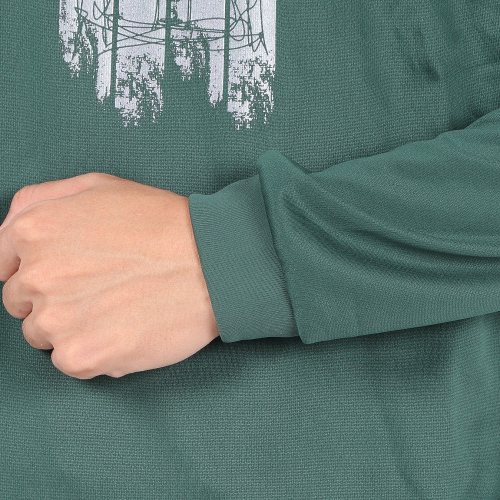 エックスティーエス（XTS）（メンズ）バスケットボールウェア ドライプラス 長袖Tシャツ 751TS3ES0030GRN