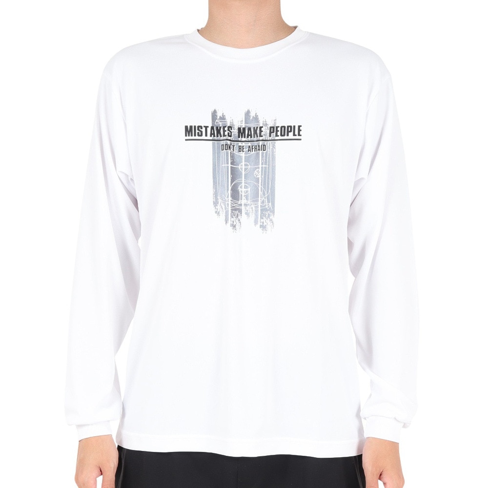 エックスティーエス（XTS）（メンズ）バスケットボールウェア ドライプラス 長袖Tシャツ 751TS3ES0030WHT