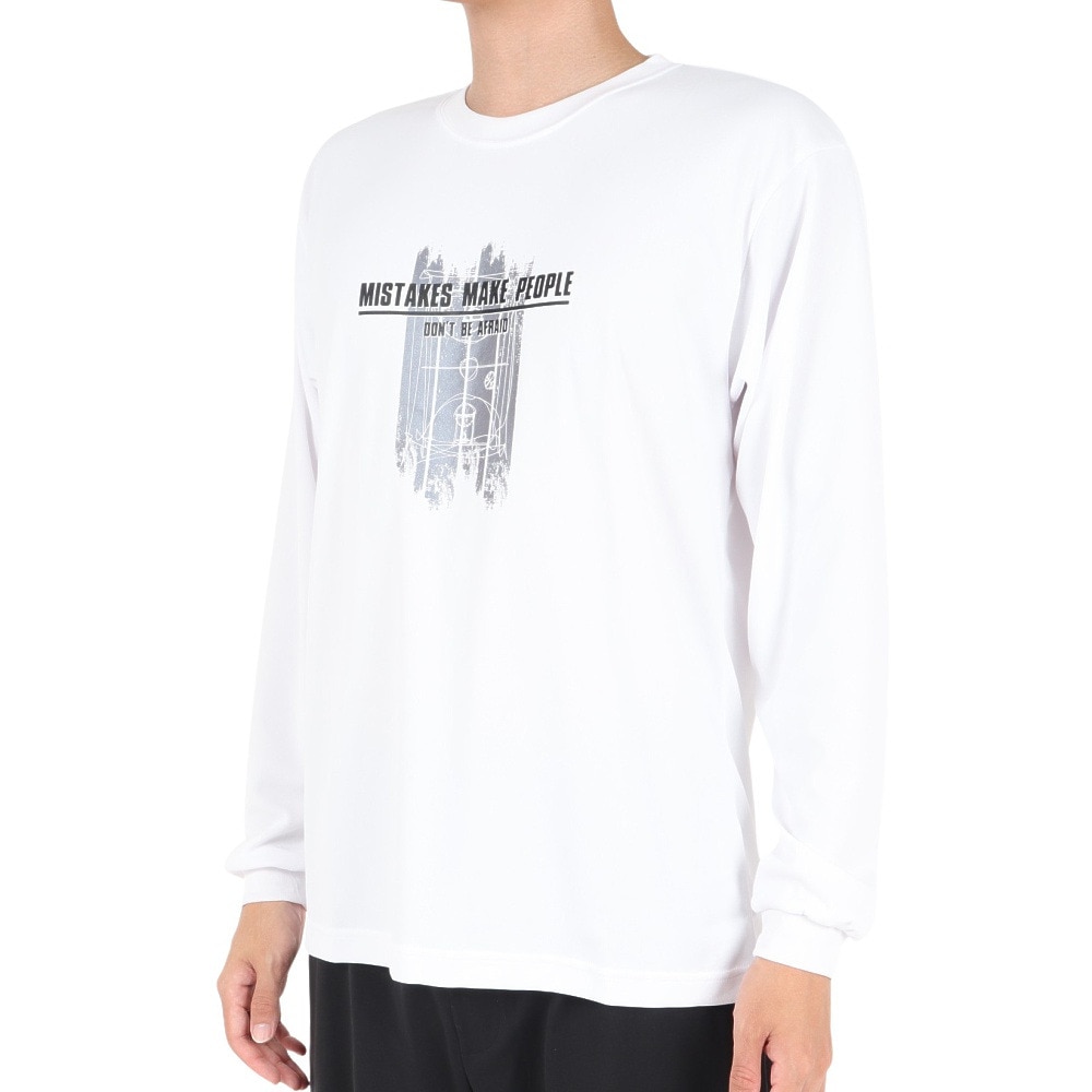 エックスティーエス（XTS）（メンズ）バスケットボールウェア ドライプラス 長袖Tシャツ 751TS3ES0030WHT