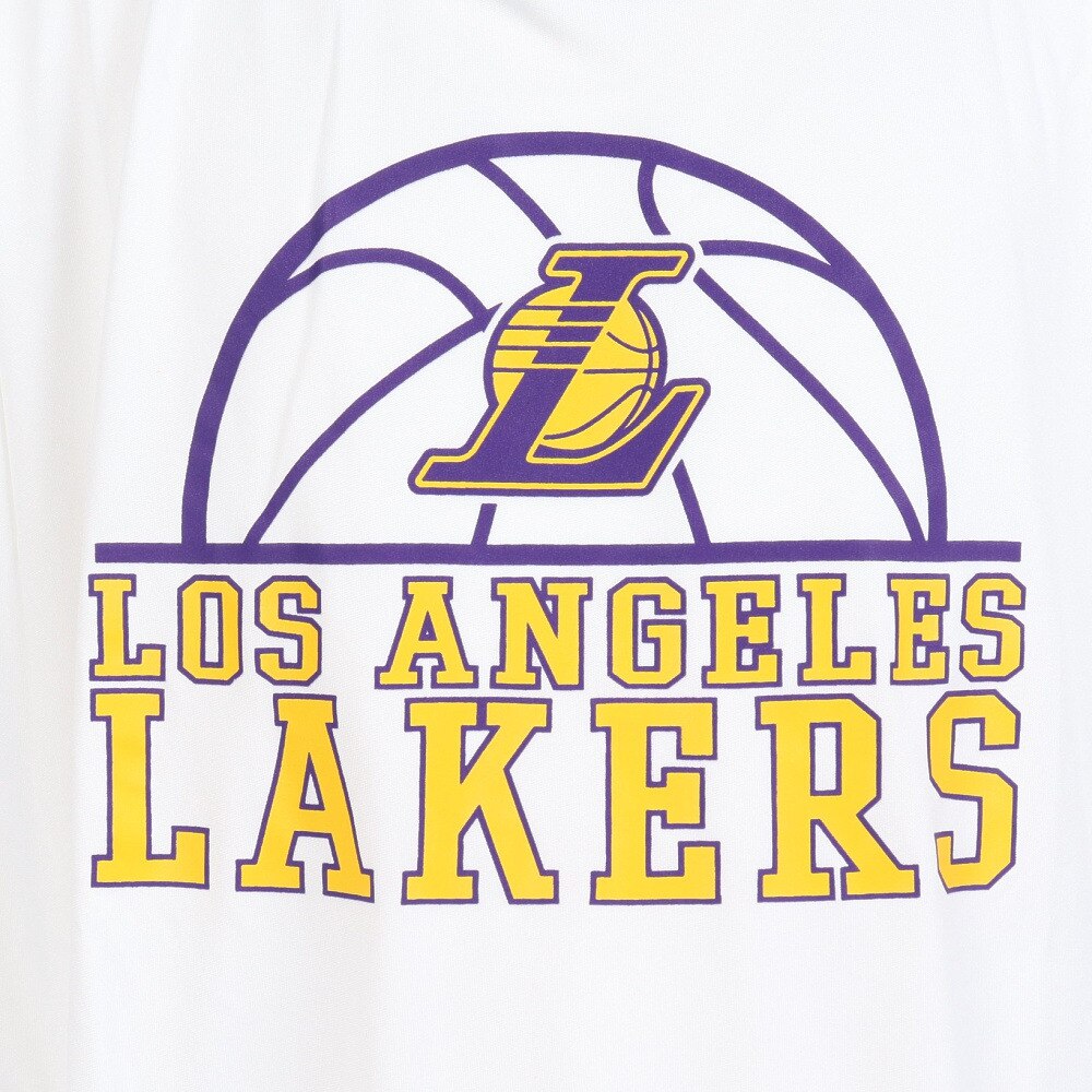 エヌビーエー（NBA）（キッズ）バスケットボールウェア 長袖Tシャツ ロサンゼルス・レイカーズ 3AAE-LAKERS