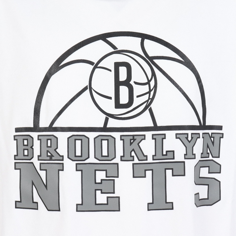 エヌビーエー（NBA）（キッズ）バスケットボールウェア 長袖Tシャツ ブルックリン・ネッツ 3AAE-NETS